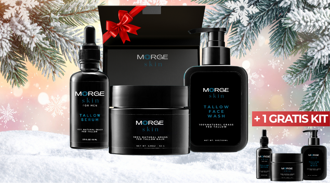 MORGE™ KIT: Talgbalsam + Serum + Gesichtsreiniger